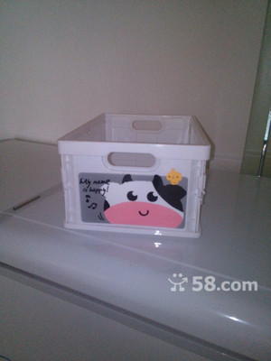 白色小奶牛收納盒 簡(jiǎn)約設(shè)計(jì)，超值實(shí)用，為家居增添一抹清新